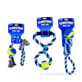 Jouet de chien de corde de tennis moins cher avec jouet PVC